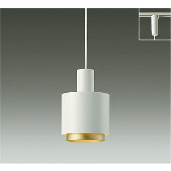 画像1: 大光電機(DAIKO) DPN-41408YG ペンダント 調光(調光器別売) 電球色 LED ランプ付 プラグタイプ ホワイト (1)