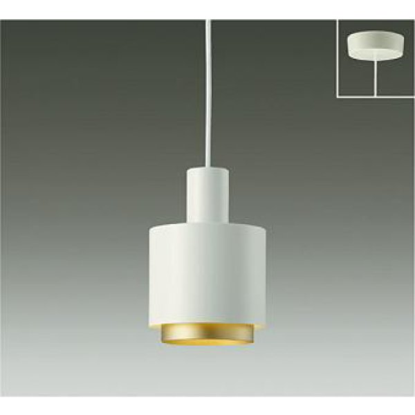 画像1: 大光電機(DAIKO) DPN-41409YG ペンダント 調光(調光器別売) 電球色 LED ランプ付 フランジタイプ ホワイト (1)
