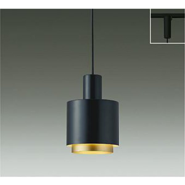 画像1: 大光電機(DAIKO) DPN-41410YG ペンダント 調光(調光器別売) 電球色 LED ランプ付 プラグタイプ ブラック (1)
