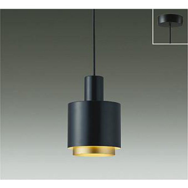 画像1: 大光電機(DAIKO) DPN-41411YG ペンダント 調光(調光器別売) 電球色 LED ランプ付 フランジタイプ ブラック (1)