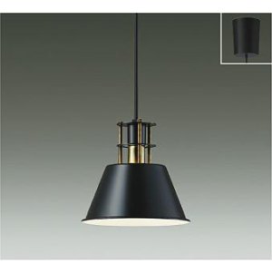 画像: 大光電機(DAIKO) DPN-42587YG ペンダント 調光(調光器別売) 電球色 LED ランプ付 フランジタイプ ブラック