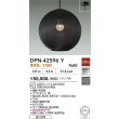 画像2: 大光電機(DAIKO) DPN-42596Y ペンダント 非調光 電球色 LED ランプ付 フランジタイプ 吹抜け・傾斜天井用 ブラック (2)