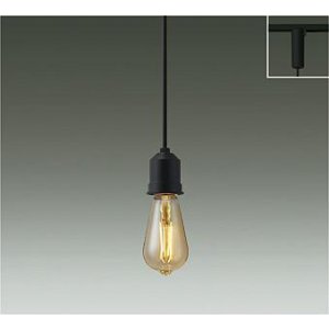 画像: 大光電機(DAIKO) DPN-42608YG ペンダント 調光(調光器別売) キャンドル色 LED ランプ付 プラグタイプ ブラックサテン