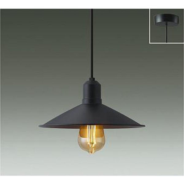 画像1: 大光電機(DAIKO) DPN-42612YG ペンダント 調光(調光器別売) キャンドル色 LED ランプ付 フランジタイプ ブラックサテン (1)