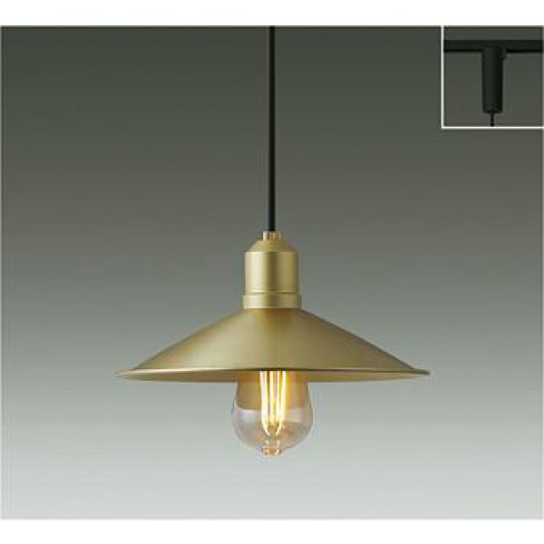 画像1: 大光電機(DAIKO) DPN-42614YG ペンダント 調光(調光器別売) キャンドル色 LED ランプ付 プラグタイプ 真鍮色 (1)