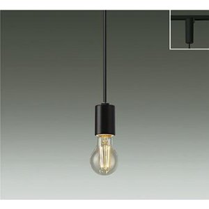 画像: 大光電機(DAIKO) DPN-42622YG ペンダント 調光(調光器別売) キャンドル色 LED ランプ付 プラグタイプ ブラック