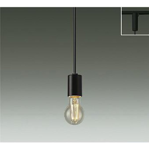 画像1: 大光電機(DAIKO) DPN-42622YG ペンダント 調光(調光器別売) キャンドル色 LED ランプ付 プラグタイプ ブラック (1)