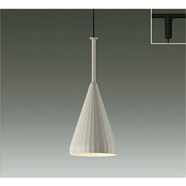 画像1: 大光電機(DAIKO) DPN-42672Y ペンダント 非調光 電球色 LED内蔵 プラグタイプ ペールグレー (1)