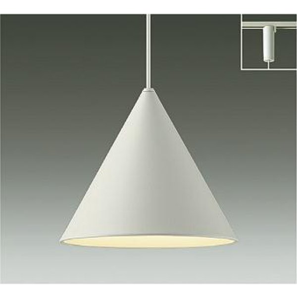 画像1: 大光電機(DAIKO) DPN-42675YG ペンダント 調光(調光器別売) 電球色 LED ランプ付 プラグタイプ ホワイトサテン (1)