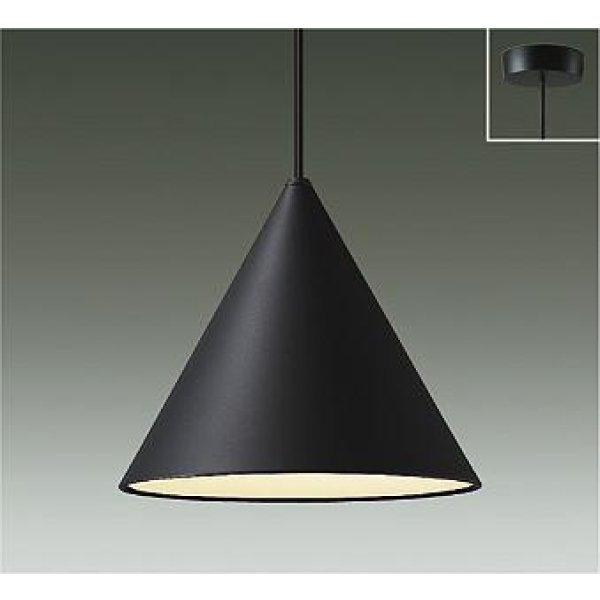 画像1: 大光電機(DAIKO) DPN-42678YG ペンダント 調光(調光器別売) 電球色 LED ランプ付 フランジタイプ ブラックサテン (1)