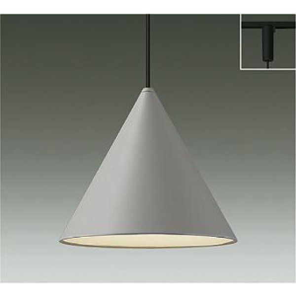 画像1: 大光電機(DAIKO) DPN-42679YG ペンダント 調光(調光器別売) 電球色 LED ランプ付 プラグタイプ ペールグレー (1)