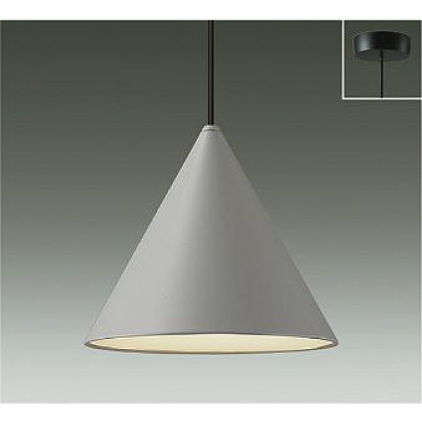 画像1: 大光電機(DAIKO) DPN-42680YG ペンダント 調光(調光器別売) 電球色 LED ランプ付 フランジタイプ ペールグレー (1)
