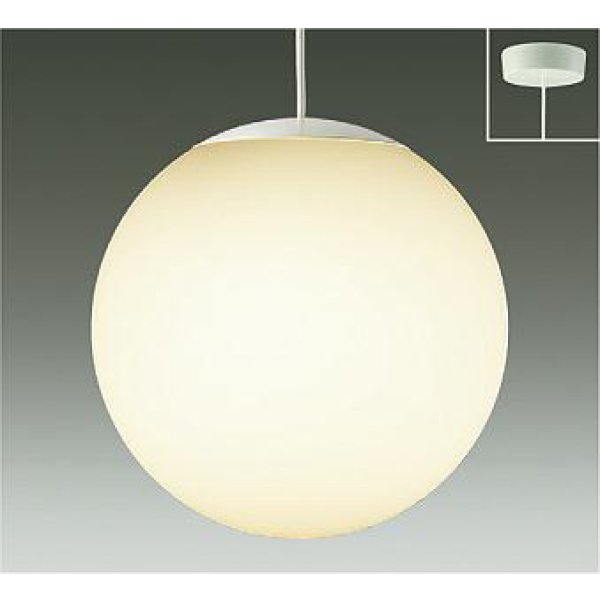 画像1: 大光電機(DAIKO) DPN-42690Y ペンダント 非調光 電球色 LED ランプ付 フランジタイプ ホワイト (1)