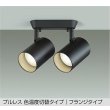 画像1: 大光電機(DAIKO) DSL-5529FBGE スポットライト 楽調(調光器別売) LED内蔵 プルレス フランジタイプ ブラック (1)