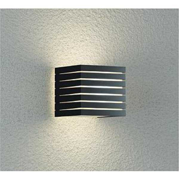 画像1: 大光電機(DAIKO) DWP-38377YG アウトドアライト ポーチ灯 調光(調光器別売) 電球色 LED ランプ付 防雨・防湿形 ブラック (1)