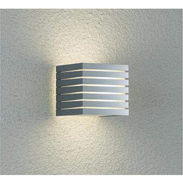 画像1: 大光電機(DAIKO) DWP-38379YG アウトドアライト ポーチ灯 調光(調光器別売) 電球色 LED ランプ付 防雨・防湿形 シルバー (1)