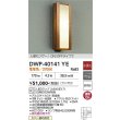 画像2: 大光電機(DAIKO) DWP-40141YE アウトドアライト ポーチ灯 非調光 電球色 LED ランプ付 人感センサー ON/OFFタイプI 防雨形 チェリー (2)