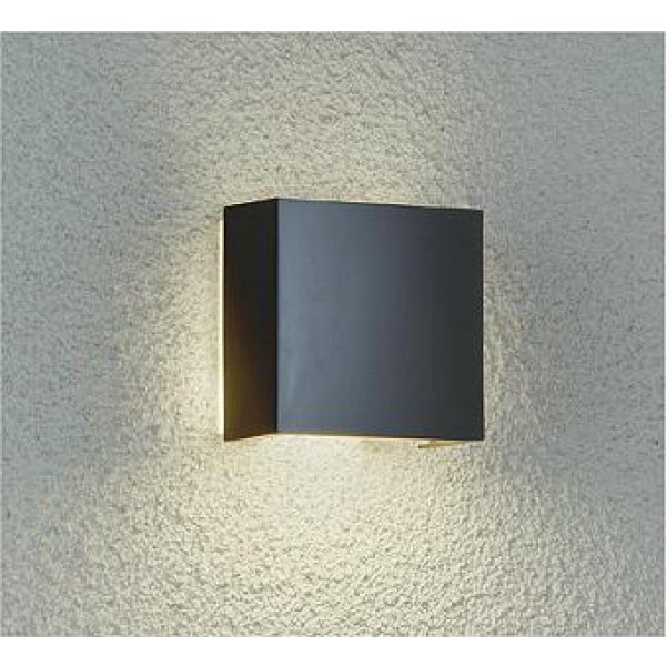 画像1: 大光電機(DAIKO) DWP-40294YG アウトドアライト ポーチ灯 調光(調光器別売) 電球色 LED ランプ付 防雨形 ブラック (1)