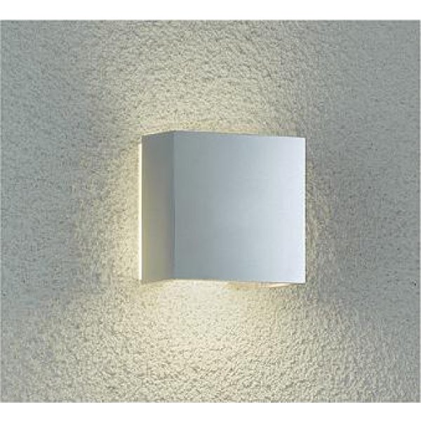 画像1: 大光電機(DAIKO) DWP-40295YG アウトドアライト ポーチ灯 調光(調光器別売) 電球色 LED ランプ付 防雨形 シルバー (1)