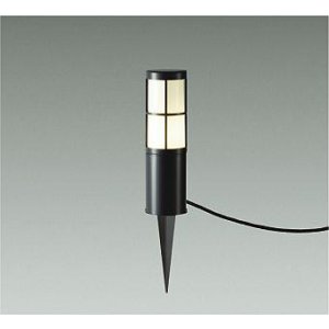 画像: 大光電機(DAIKO) DWP-42717Y アウトドアライト ポール灯 非調光 電球色 LED ランプ付 防雨形 ブラック