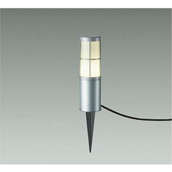 画像1: 大光電機(DAIKO) DWP-42718Y アウトドアライト ポール灯 非調光 電球色 LED ランプ付 防雨形 シルバー (1)