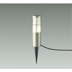 画像: 大光電機(DAIKO) DWP-42719Y アウトドアライト ポール灯 非調光 電球色 LED ランプ付 防雨形 ウォームシルバー