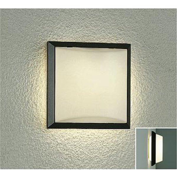 画像1: 大光電機(DAIKO) DWP-42793YG アウトドアライト ポーチ灯 調光(調光器別売) 電球色 LED ランプ付 防雨形 ダークグレー (1)