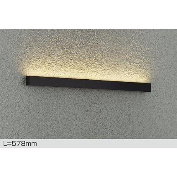 画像1: 大光電機(DAIKO) DWP-5737YD アウトドアライト 屋外用間接照明 L=578mm 電球色 LED内蔵 電源別売 防雨形 ブラック (1)