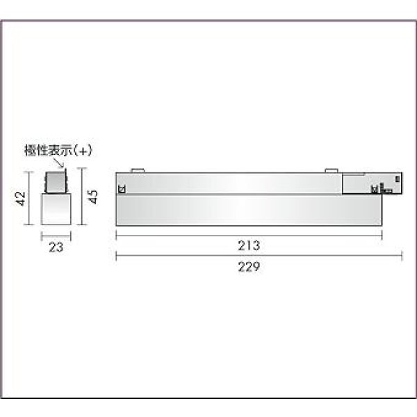 画像1: 大光電機(DAIKO) TP-VL033W 部材 DC48Vダクトレール専用電源 浅形・深形共通 ホワイト (1)