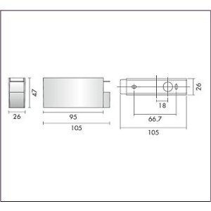 画像: 大光電機(DAIKO) TP-VL9001W 部材 DC48V電源専用 結線ボックス 浅形・深形共通 ホワイト