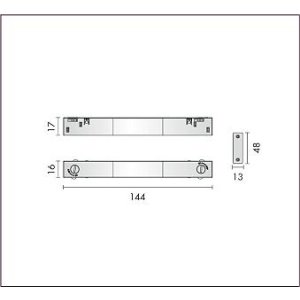 画像: 大光電機(DAIKO) TP-VL9002B 部材 DC48V専用 連結用ジョイナー 浅形・深形共通 ブラック