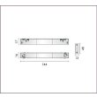 画像1: 大光電機(DAIKO) TP-VL9002W 部材 DC48V専用 連結用ジョイナー 浅形・深形共通 ホワイト (1)