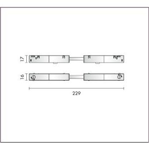 画像: 大光電機(DAIKO) TP-VL9004B 部材 DC48V専用 縦付用ジョイナー 浅形・深形共通 ブラック