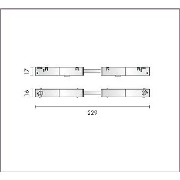 画像1: 大光電機(DAIKO) TP-VL9004W 部材 DC48V専用 縦付用ジョイナー 浅形・深形共通 ホワイト (1)
