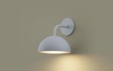 画像: パナソニック XSZB7102ACE1(ランプ別梱) ブラケット 壁半埋込型 LED(電球色) 拡散 MODIFY パネル付型 アルミニウムグレー