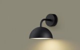 画像: パナソニック XSZB8102BCE1(ランプ別梱) ブラケット 壁直付型 LED(電球色) 拡散 MODIFY パネル付型 ブラック