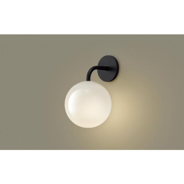 画像1: パナソニック SLB71581B ブラケット 壁半埋込型 LED(電球色) LED電球交換型 MODIFY ランプ同梱 ブラック (1)