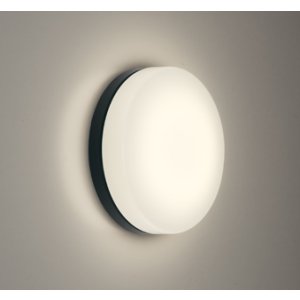 画像: オーデリック OW269038LR1 エクステリアライト ポーチライト LEDランプ 電球色 高演色LED 防雨・防湿型 ブラック