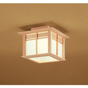 画像: オーデリック OL014058LR2 和風照明 小型シーリング LEDランプ 非調光 電球色 高演色LED 檜