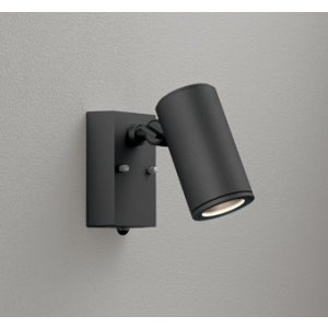 画像: オーデリック OG254549P2 エクステリアライト スポットライト LED一体型 電球色 人感センサー コーキングレス型 防雨型 ブラック