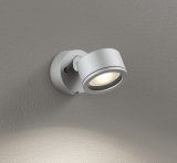 画像: オーデリック OG264024MLR1 エクステリアライト スポットライト LEDランプ 電球色 高演色LED コーキングレス型 防雨型 マットシルバー