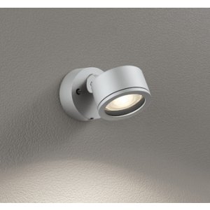 画像: オーデリック OG264024MLR1 エクステリアライト スポットライト LEDランプ 電球色 高演色LED コーキングレス型 防雨型 マットシルバー