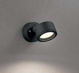 画像: オーデリック OG264028LR1 エクステリアライト スポットライト LEDランプ 電球色 高演色LED コーキングレス型 防雨型 ブラック