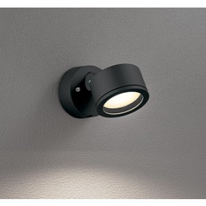 画像: オーデリック OG264028LR1 エクステリアライト スポットライト LEDランプ 電球色 高演色LED コーキングレス型 防雨型 ブラック