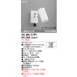 画像2: オーデリック OG264217P1 エクステリアライト スポットライト LEDランプ 人検知カメラ付 コーキングレス型 防雨型 本体のみ ランプ別売 オフホワイト (2)