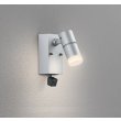 画像1: オーデリック OG264223R1 エクステリアライト スポットライト LED一体型 電球色 高演色LED 人検知カメラ付 コーキングレス型 防雨型 マットシルバー (1)