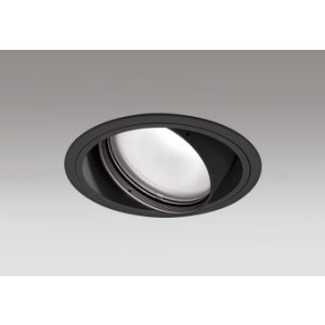 画像: オーデリック XD401358R ダウンライト 埋込穴φ150 LED一体型 白色 M形 高演色LED 電源装置別売 マットブラック