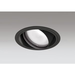 画像: オーデリック XD401361R ダウンライト 埋込穴φ150 LED一体型 白色 M形 高演色LED 電源装置別売 マットブラック