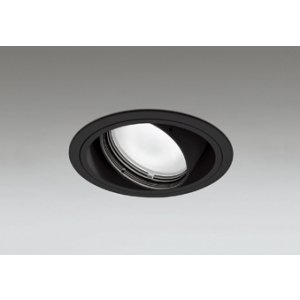 画像: オーデリック XD402245R ダウンライト 埋込穴φ125 LED一体型 白色 M形 高演色LED 電源装置別売 マットブラック