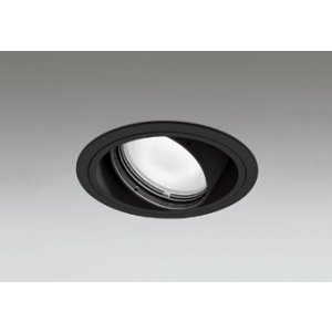 画像: オーデリック XD402246R ダウンライト 埋込穴φ125 LED一体型 温白色 M形 高演色LED 電源装置別売 マットブラック